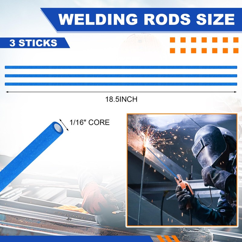 Therwen 3 Sticks 45% AWS Bag Silver Alloy Brazing Rods