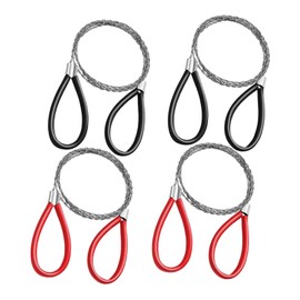 F Fityle 4X Metal Wire Saw, Pipe Cutter Handsaw, PVC Pipe Cutting Tool Chain Saw Steel Cable Saw for Emergency Hiking Camping