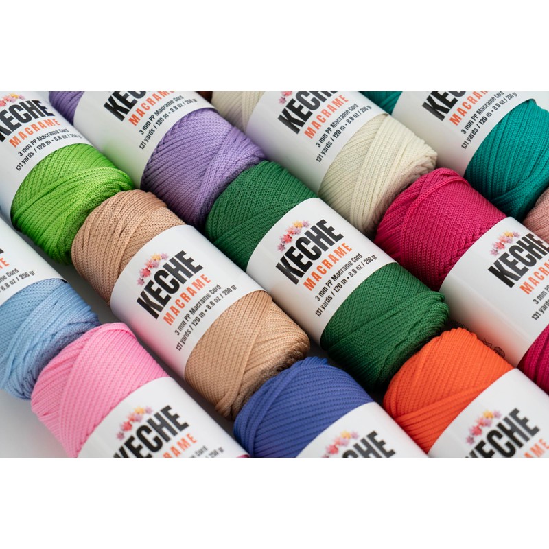 Macrame Cord | Macrame Supplies 3mm Polyester Macrame Rope Yarn