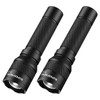 SuperFire F1-X Rechargeable LED Flashlights，Small Tatical Flashlight，Zoomable Flashlight for Home，Camping,