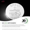 Murata 315 Battery SR716SW 1.55V Silver Oxide Watch Button Cell