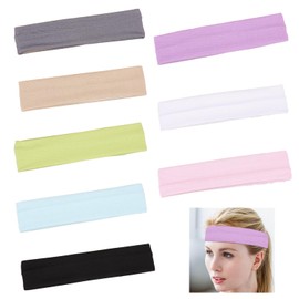 Katyjun 8 Stück Haarband Damen, Rutschfest Haarbänder Damen, Elastische Stirnbänder