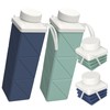Collapsible Water Bottles, 24 oz (720 ml), Portable Travel Water