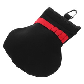 SUPVOX Golf Tee Organizer Pouch with Carabiner Durable Golf Accessory Case for Tees Balls Essentials Convenient Hook Design for Easy Attachment