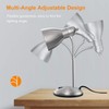 LEPOWER Metal Desk Lamp, Adjustable Goose Neck Table Lamp, Eye-Caring