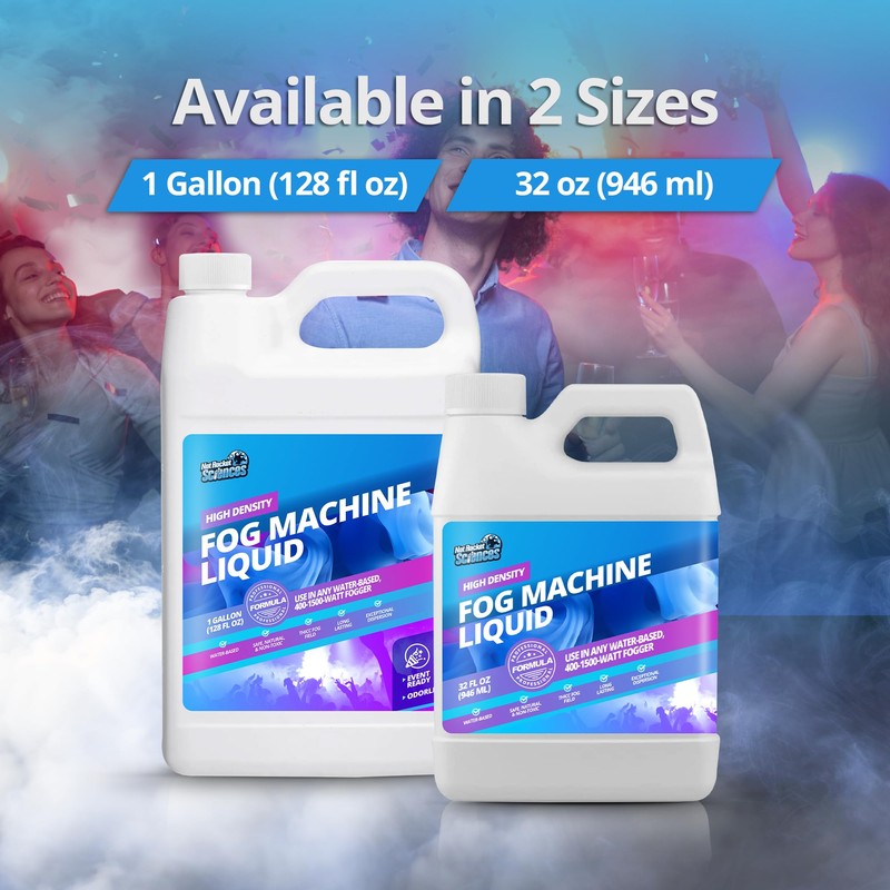Fog Machine Liquid - 32oz Smoke Machine Fog Juice for