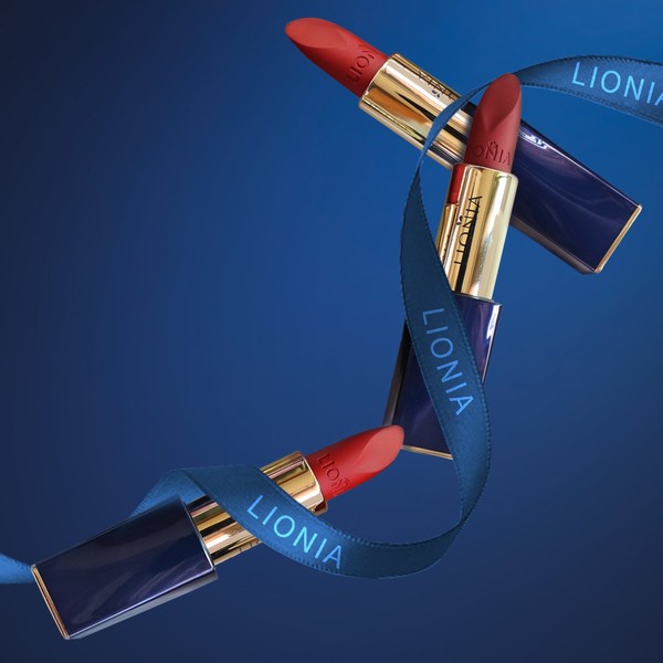 Lionia Velvet Smooth Luxe Lip Color, 106 MYSTIC RED