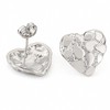 Heart Nugget Earrings for Women & Men, Raw Gold Nuggets