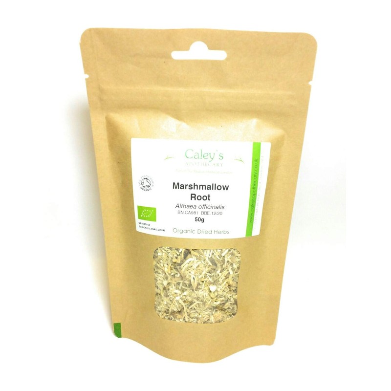 Organic Marshmallow Root (Althaea officinalis) Dried Herb (50g)