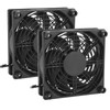 Tbest USB Cooling Fan 120MM 2 Pack Computer Case Fan