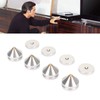 4 PCS Aluminum Alloy Speaker Spike Shockproof Adjustable Isolation Feet