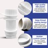 Threaded Drain Plug with Plastic Tethered Cap for Cooler, with