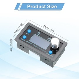 MECCANIXITY Gray Motor Speed Controller, DC 5-30V Forward Reverse Motor Controller Delay Time Angle Speed Adjustable Stepper DC Encoder Control Module with HD Display Suit