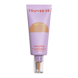 Tower 28 SunnyDays SPF 30 Tinted Sunscreen + Foundation - For Sensitive Skin - Mineral Sunscreen, Broad Spectrum UVA/UVB Sun Protection:_25 Ocean Park