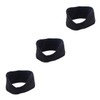 PACKOVE 3pcs Double-layer Warm Headband for Sports Elastic Fleece Skiing