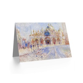 Renoir The Piazza San Marco Venice Fine Art Greeting Card Plus Envelope Blank Inside