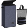 SOLEDI Laundry Hamper with Lid 100L Large & Tall Collapsible