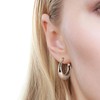CANDYFANCY Chunky Hoop Earrings for Women Lightweight Classic drop dangle