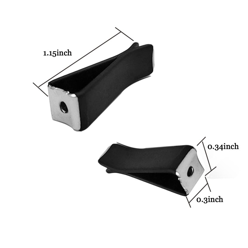 BetterJonny 100 Pieces Square Head Car Air Vent Clips, Decorative