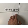 Set of 2 pressure door openers for cabinet doors and
