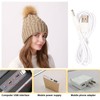 Warm Heating Knitted Hat Electric Soft USB Rechargeable Warming Hat