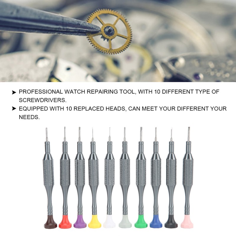 Watch Strap Watchband Remover Screwdriver Watch Repairing Tool with Spare