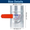 4 Inch HVAC Duct Backdraft Damper, Galvanized Iron Manual Volume