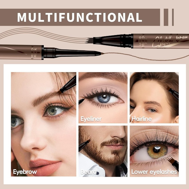 Lápiz Para Cejas 2 en 1 de Lápiz de Cejas