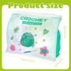 4Pcs Crochet Kit for Beginners Complete Crochet Knitting Kit Adorable