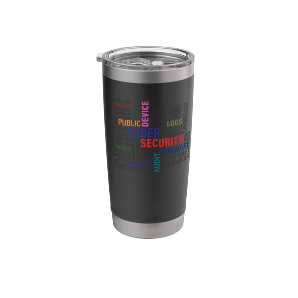 Funny Hackers Cybersecurity Terms Stainless Steel Insulated Tumbler