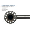 Dione 18" Grab Bar, Brushed Stainless