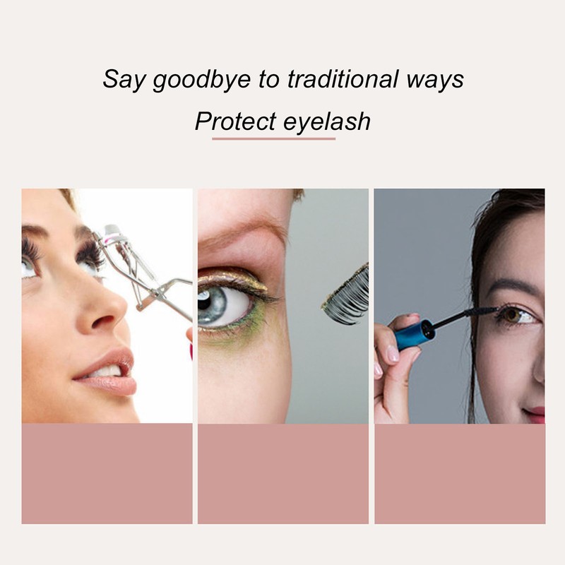 Long Lasting Electric Heated Eyelash Curler 3 Gears Temperature Control