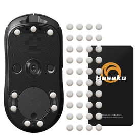 Hasaku Universal 6mm Round Gaming Mouse Sole 40PCS Premium Mouse Feet Slide Series Round Edge Mouse Movement Improvement