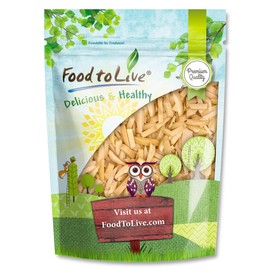 Food to Live Dry Roasted Blanched Slivered Almonds with Himalayan Salt, 8 Ounces – Oven Toasted, Lightly Salted, No Oil Added, Perfect for Cooking, Baking and Snacking, Vegan, Kosher, Bulk