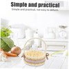 Ciieeo 2pcs Mini Imitation Rattan Storage Basket Handwoven Decorative Baskets