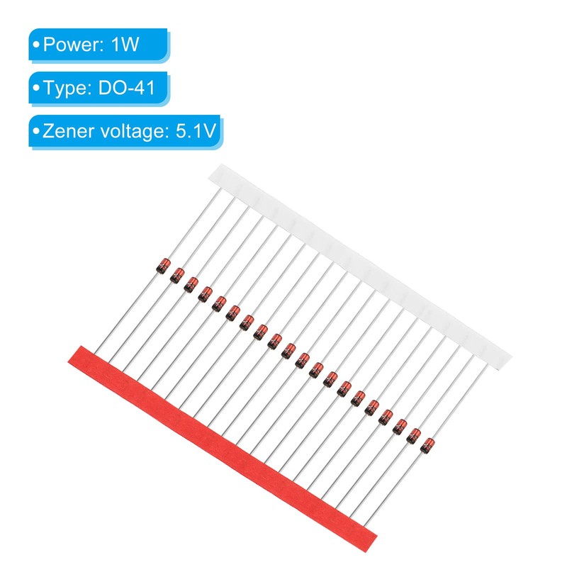 PATIKIL Zener Diodes 20 Pcs 1W Zener Diodes Assortment 5.1V
