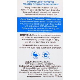 Palmer's Cocoa Butter Formula Daily Skin Therapy Soap Chocolate 3.5 Ounce