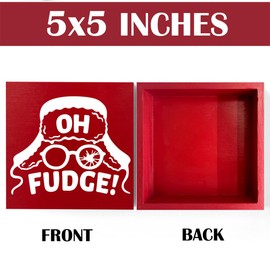 Christmas Vacation Movie Decor Christmas Holiday Decor Christmas Vacation Decorations Xmas Vacation Decor Xmas Vacation Signs Funny Christmas Decor 5 x 5 inches