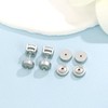 Earring Backs for Studs,6PCS Dics Earring Backs for Droopy Ears,