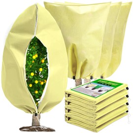 DQS 4 Pack Plant Covers Freeze Protection, 31.4" x47.2" Winter Frost Protection Blankets Frost Cloth,Suitable for Outdoor Winter Frost, Cold Weather, shrubs, Trees, Jackets, and coverings