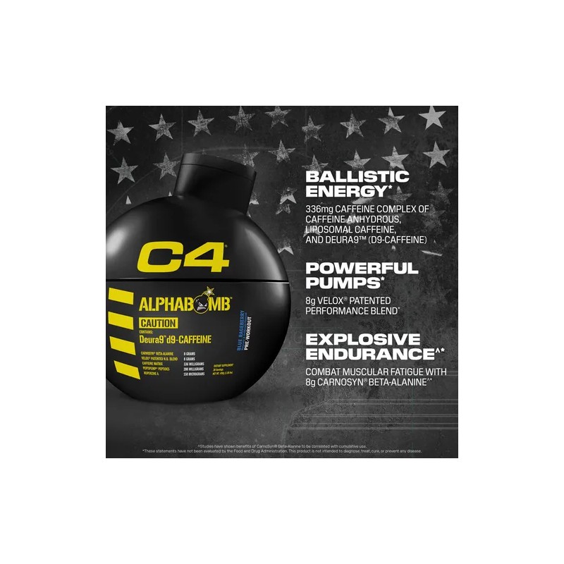 Cellucor C4 Bomb! Alphabomb Pre Entreno Pre Workout 20 Serv