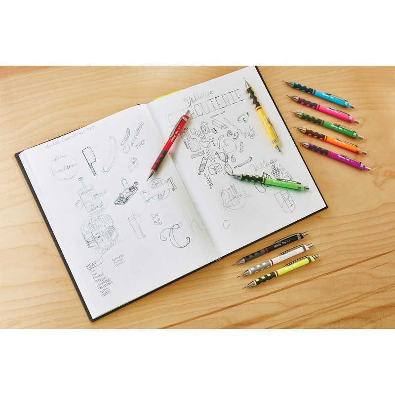 Rotring Tikky Mechanical Pencil Lead 0.7mm B, 12 Lead (R505