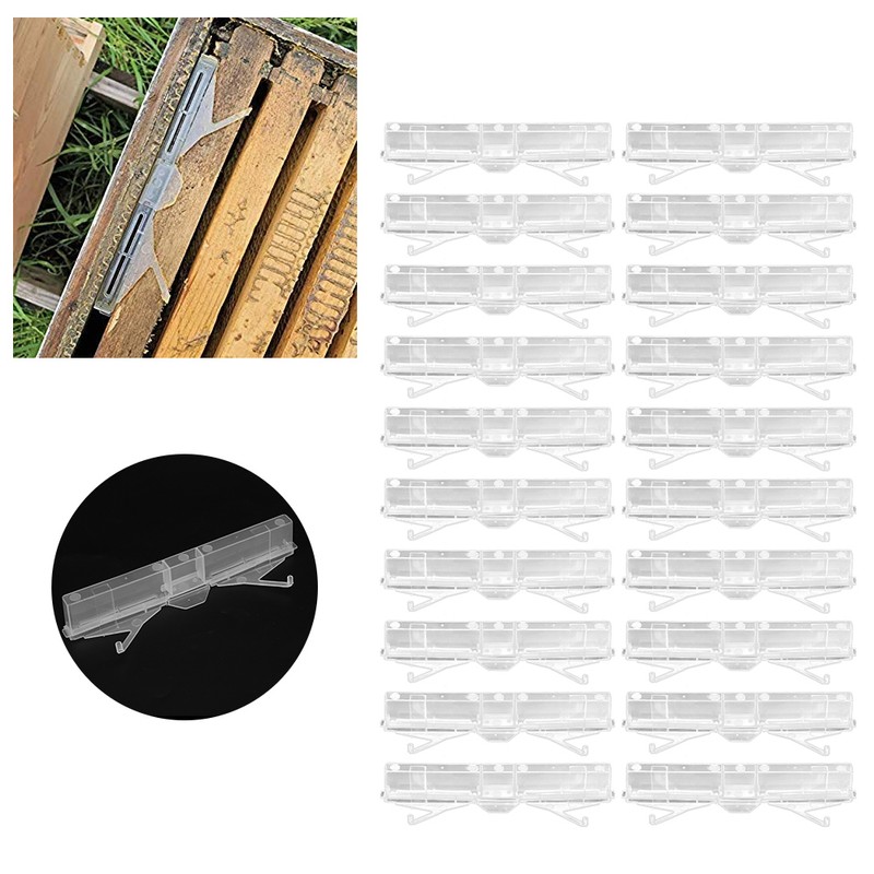 20pcs Small Hives Beetle Trap Broodlings Collector Plastic Portable Beekeeping
