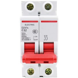 Circuit Breaker, 2P 32A DC 500V Photovoltaic Circuit Breaker, DZ47-32A-2P, MCB Circuit Breaker, Mini Circuit Breaker, Sun Protection, Air Switch, Circuit Breaker