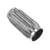 X AUTOHAUX 3"x7"x8" Vehicle Exhaust Flexible Pipe Tubing Stainless Steel