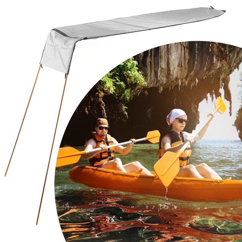 Kayak Shade Canopy Portable Foldable Boat Awning Set Kayak Canoe