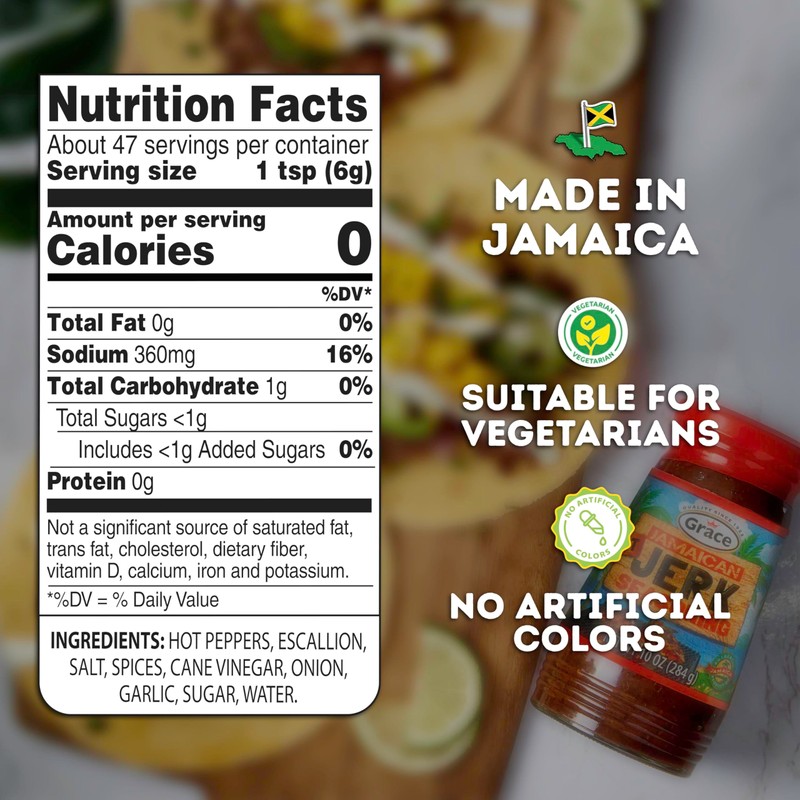 Grace Jamaican Hot & Mild Jerk Seasoning (Two 10 Oz