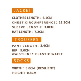 YMY Ob11 Doll 1/12 Scale Cute Animal Style Doll Clothes Set Doll Birthday