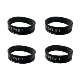 HASMX - Correa de repuesto para aspiradora Dirt Devil Model 103, aspiradora de mano, aspiradora de mano, aspiradora de mano, estilo 1, correa de aspiradora, correa 103, color negro (paquete de 4)