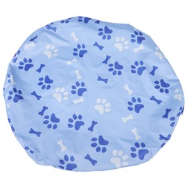 Kisangel 122cm Round Pool Cover Outdoor Pool Protective Strong Polyester Material Easy to Fold and Store
